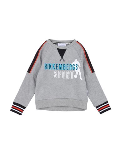 Bikkembergs Babies'  Toddler Boy Sweatshirt Light Grey Size 5 Cotton