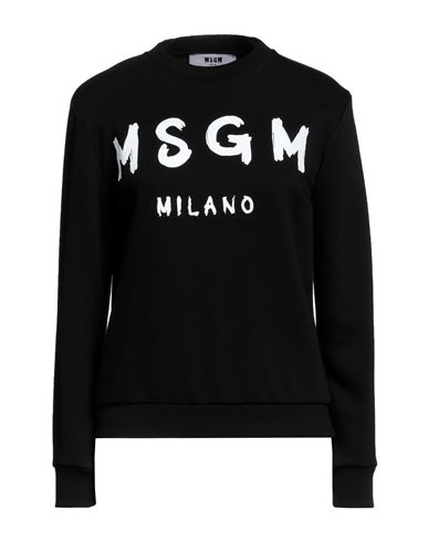 Msgm Relaxed-fit Sweatshirt With Raglan Sleeves In Black