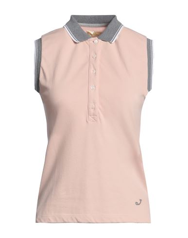 Jacob Cohёn Woman Polo Shirt Blush Size S Cotton, Elastane In Pink