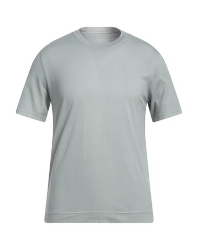 Fedeli Man T-shirt Light Grey Size 38 Cotton