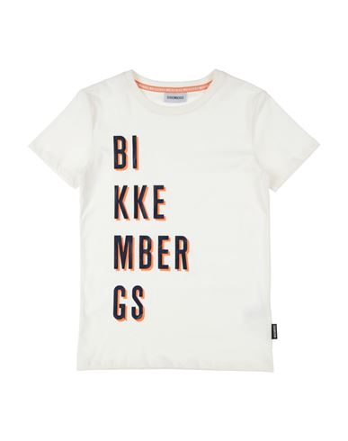 Bikkembergs Babies'  Toddler Boy T-shirt Ivory Size 5 Cotton In White