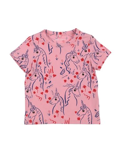 Mini Rodini Babies'  Toddler T-shirt Pink Size 7 Organic Cotton, Elastane