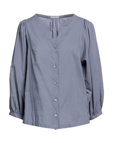 Camicettasnob Woman Shirt Grey Size 4 Cotton
