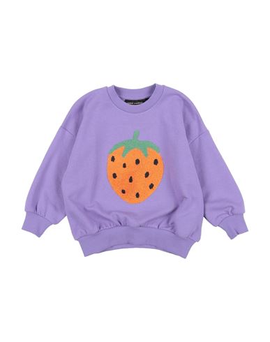 Mini Rodini Babies' Girls Purple Organic Cotton Strawberry Sweatshirt
