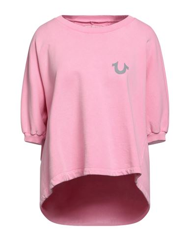 True Religion Woman Sweatshirt Pink Size Xs Cotton
