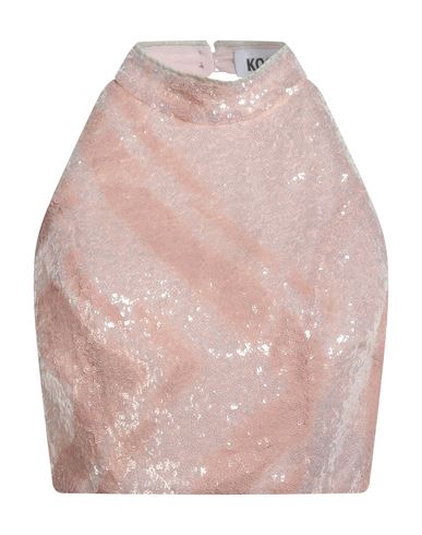 Koché Woman Top Blush Size M Polyester, Elastane In Pink