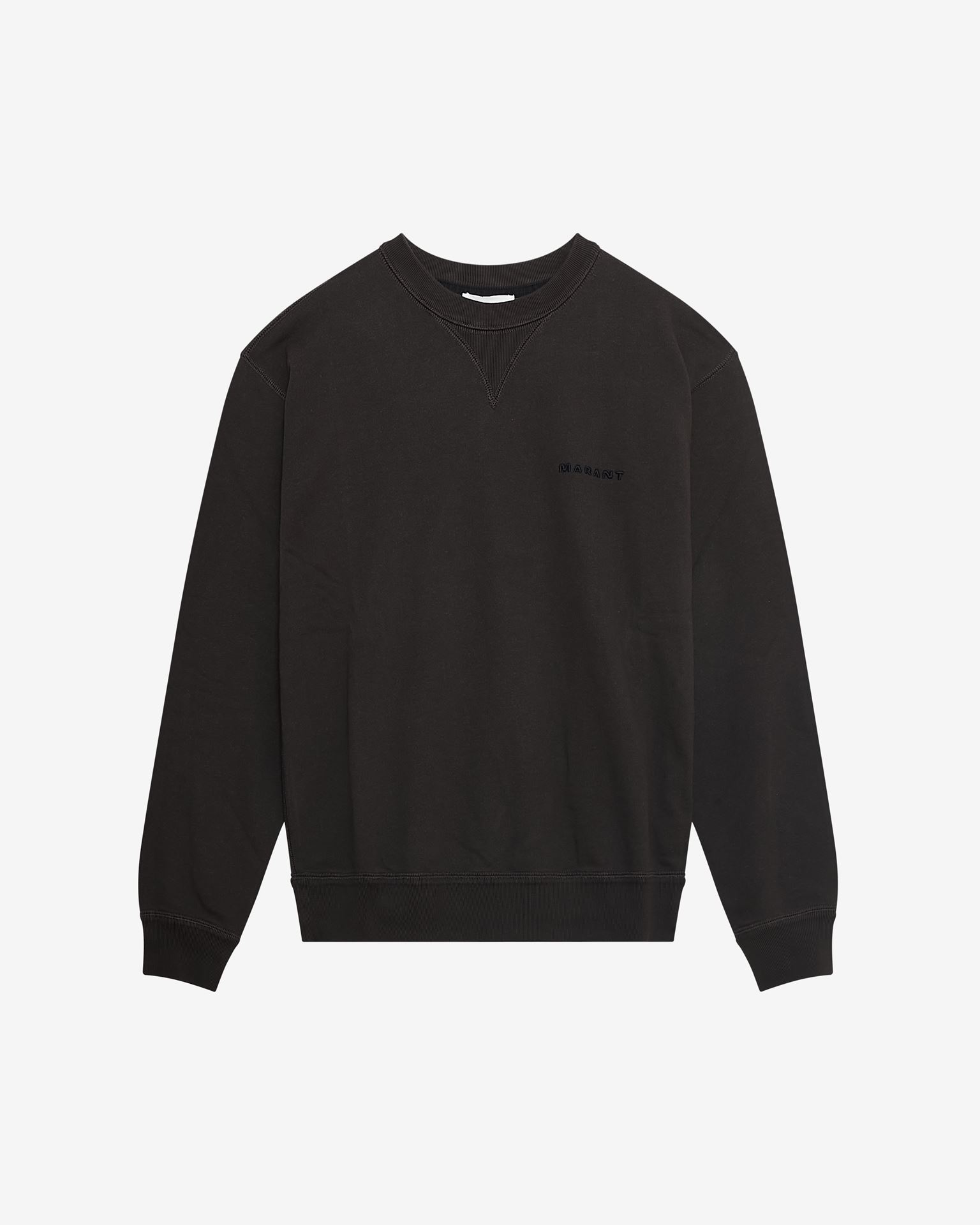 Shop Isabel Marant Mikis Logo Sweatshirt In Grey