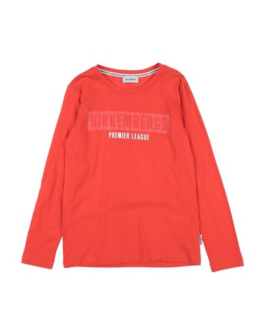 Bikkembergs Babies'  Toddler Boy T-shirt Coral Size 5 Cotton In Red