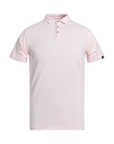 Homeward Clothes Man Polo Shirt Light Pink Size M Cotton
