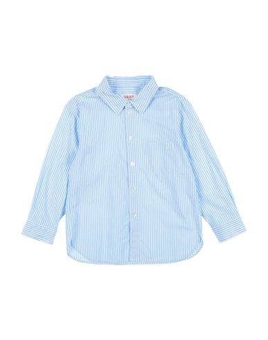 Maan Babies'  Toddler Boy Shirt Sky Blue Size 6 Cotton