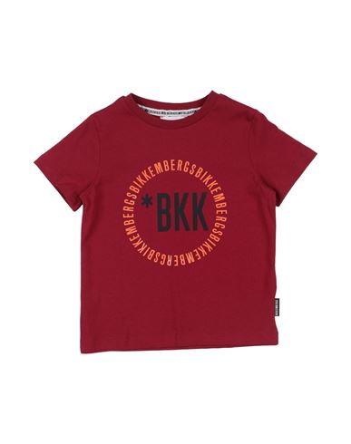 Bikkembergs Babies'  Toddler Boy T-shirt Burgundy Size 4 Cotton In Red