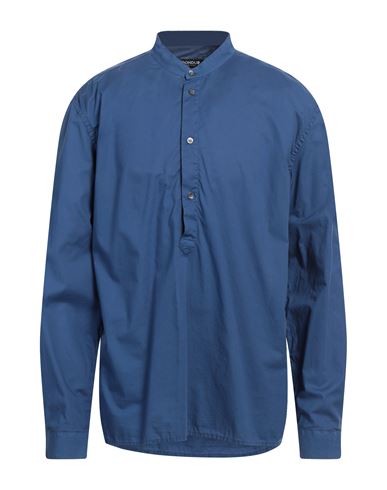 Dondup Man Shirt Blue Size Xxl Cotton
