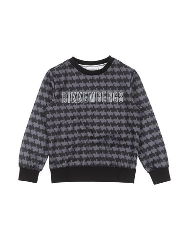 Bikkembergs Babies'  Toddler Boy Sweatshirt Black Size 5 Polyester