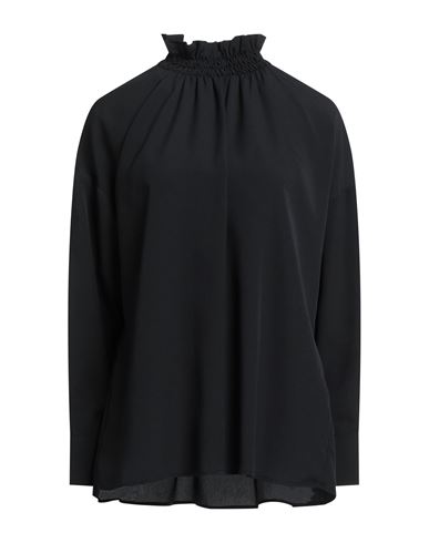 Alpha Studio Woman Blouse Black Size 4 Polyester