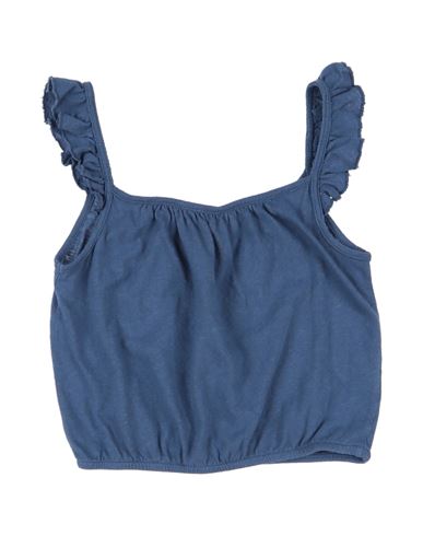 Longlive Thequeen Babies'  Toddler Girl T-shirt Navy Blue Size 4 Cotton, Linen