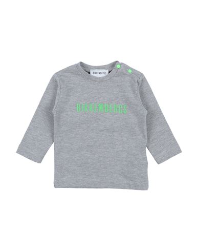 Bikkembergs Babies'  Newborn Boy T-shirt Grey Size 0 Cotton, Elastane