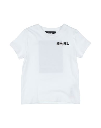 Karl Lagerfeld Babies'  Toddler Boy T-shirt White Size 6 Cotton