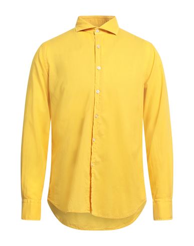 Grigio Man Shirt Yellow Size 15 ½ Cotton