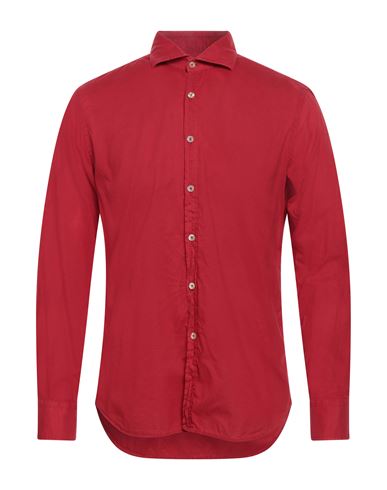 Grigio Man Shirt Red Size 15 ¾ Cotton