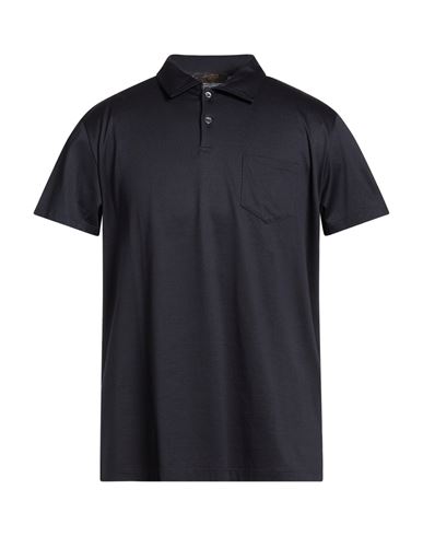 Moorer Man Polo Shirt Midnight Blue Size 48 Cotton