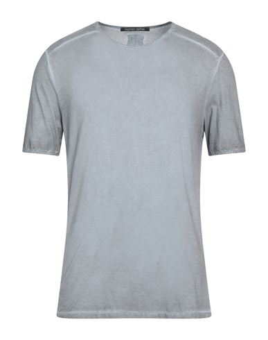 Hannes Roether Man T-shirt Grey Size L Cotton In Gray