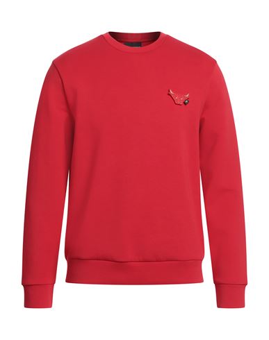 Emporio Armani Man Sweatshirt Red Size Xxxl Cotton, Polyester, Elastane
