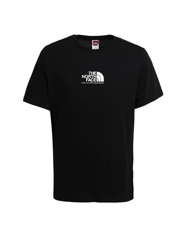 The North Face Black Box T-shirt In Cotton With Logo Print In Black