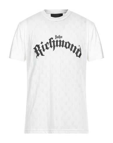 John Richmond X Playboy Man T-shirt Off White Size Xl Viscose, Polyester