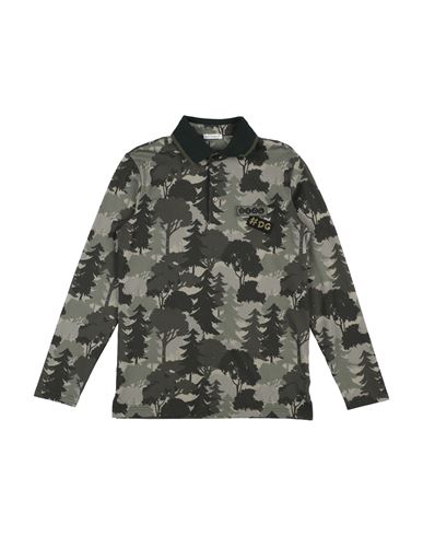 Dolce & Gabbana Babies'  Toddler Boy Polo Shirt Military Green Size 4 Cotton, Viscose, Polyester, Wool