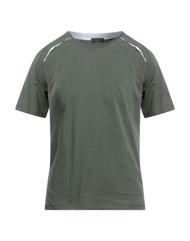Kaos Man T-shirt Military Green Size S Cotton