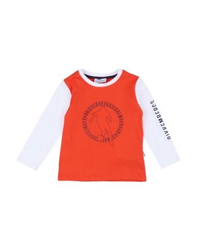 Bikkembergs Babies'  Toddler Boy T-shirt Tomato Red Size 3 Cotton, Elastane