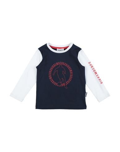 Bikkembergs Babies'  Toddler Boy T-shirt Midnight Blue Size 3 Cotton, Elastane
