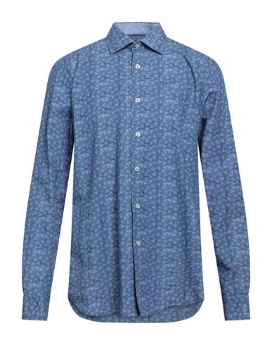 North Sails Man Shirt Slate Blue Size Xxs Cotton