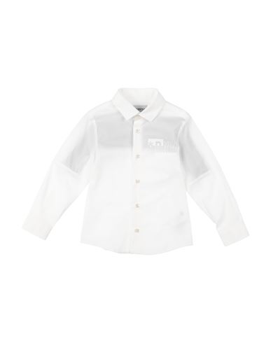 Bikkembergs Babies'  Toddler Boy Shirt White Size 4 Cotton, Elastane