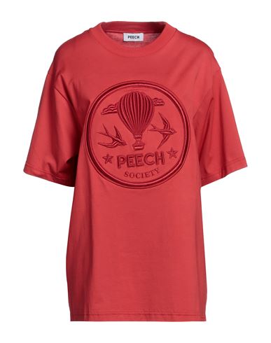 Peech Woman T-shirt Red Size M Cotton