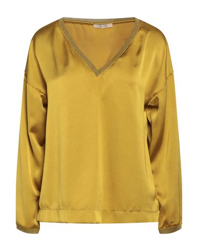 No-nà Woman Top Mustard Size S Polyester In Yellow