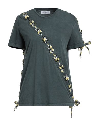 Faith Connexion Woman T-shirt Lead Size S Cotton In Grey