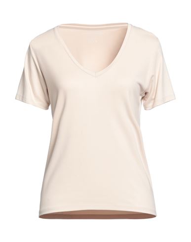 Majestic Filatures Woman T-shirt Beige Size 1 Cotton