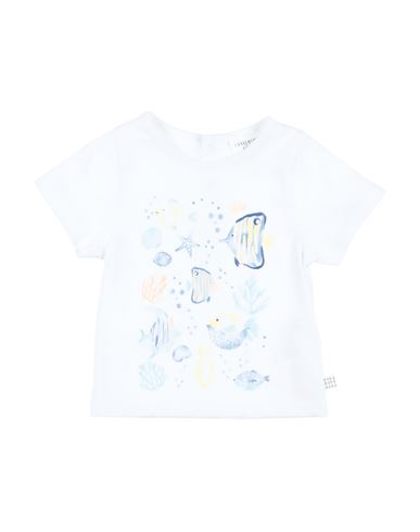 Shop Carrèment Beau Carrément Beau Newborn Boy T-shirt White Size 3 Cotton