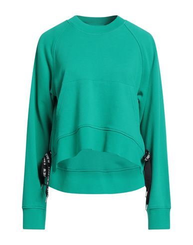5preview Woman Sweatshirt Emerald Green Size Xs Cotton, Polyester