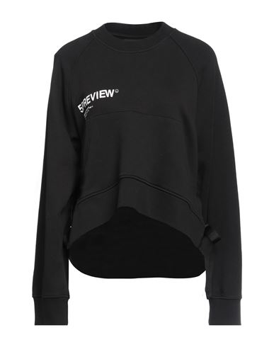 5preview Woman Sweatshirt Black Size Xl Cotton, Polyester