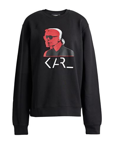 Karl Lagerfeld Woman Sweatshirt Black Size S Cotton