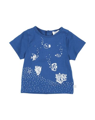 Carrèment Beau Babies' Carrément Beau Newborn Boy T-shirt Blue Size 3 Cotton