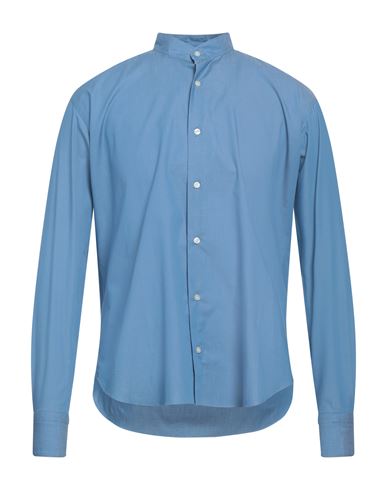Massimo La Porta Man Shirt Pastel Blue Size 15 ¾ Cotton