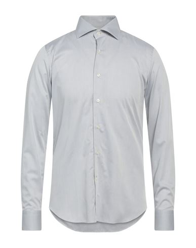 Alea Man Shirt Light Grey Size 15 ½ Cotton