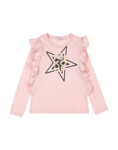 Pinko Up Babies'  Toddler Girl T-shirt Pastel Pink Size 7 Cotton