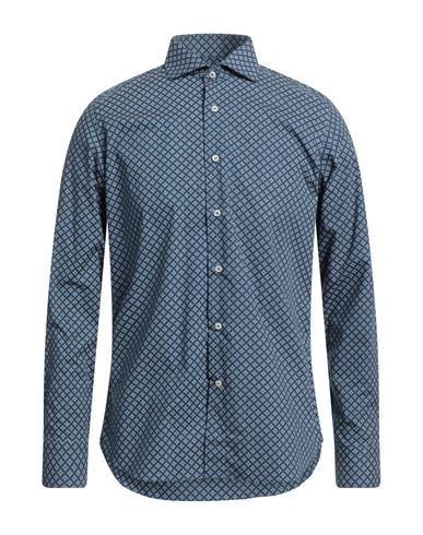 Alea Man Shirt Navy Blue Size 15 ½ Cotton