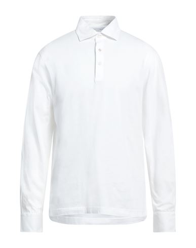 Filippo De Laurentiis Man Polo Shirt White Size 44 Cotton In White