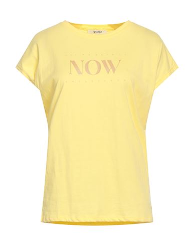 Garcia Woman T-shirt Yellow Size Xs Cotton