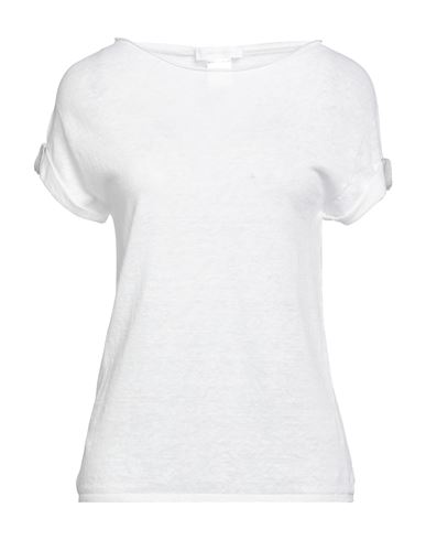 Biancalancia Woman T-shirt Off White Size 2 Linen, Cotton